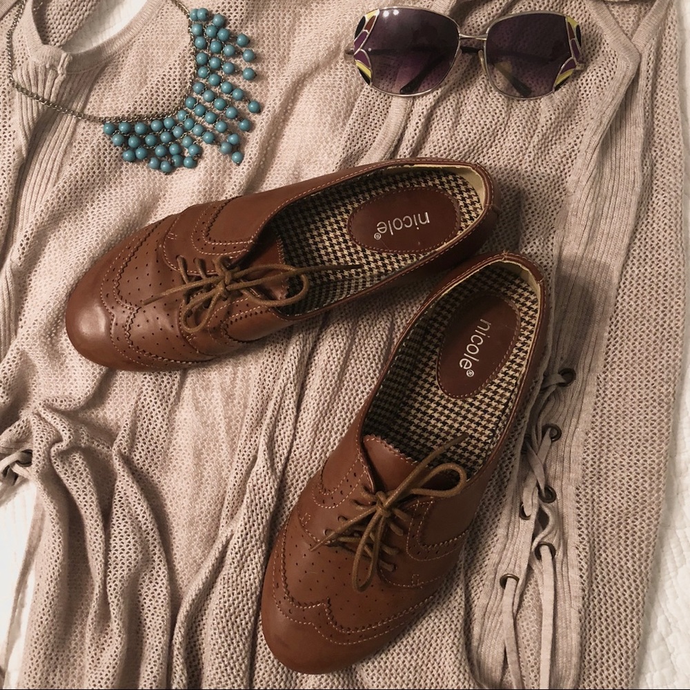 Nicole brand size 9 wide shoes. Worn once.